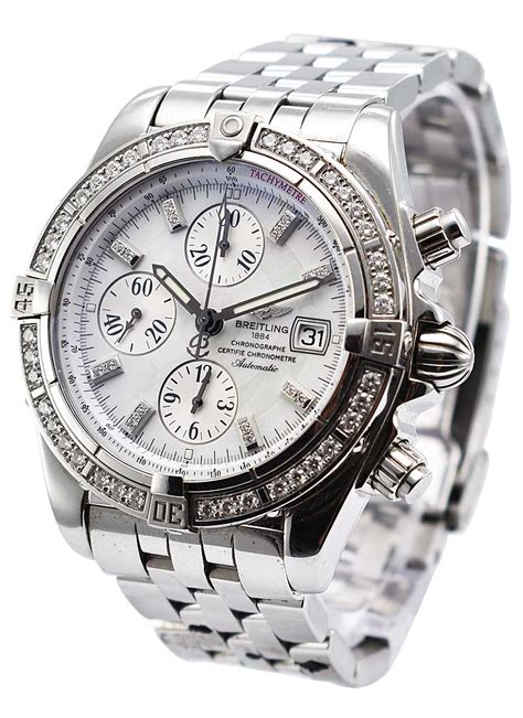 breitling chronomat bezel parts|Breitling Chronomat evolution with diamonds.